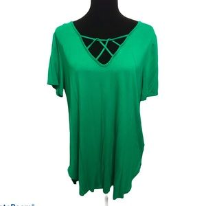 Kelly green boutique top